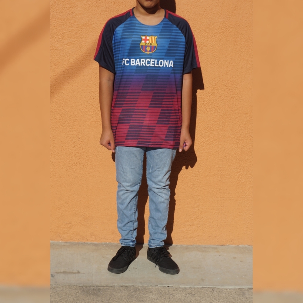 Men's Barcelona FC Licensed Soccer Jersey